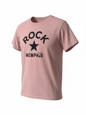 Pink "Rock Memphis" Graphic Tee